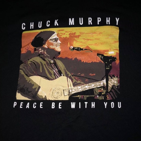 Chuck Murphy Peace Be With You tshirt Mens Sz XL 2006 Singer/Songwriter NEW - Picture 2 of 2